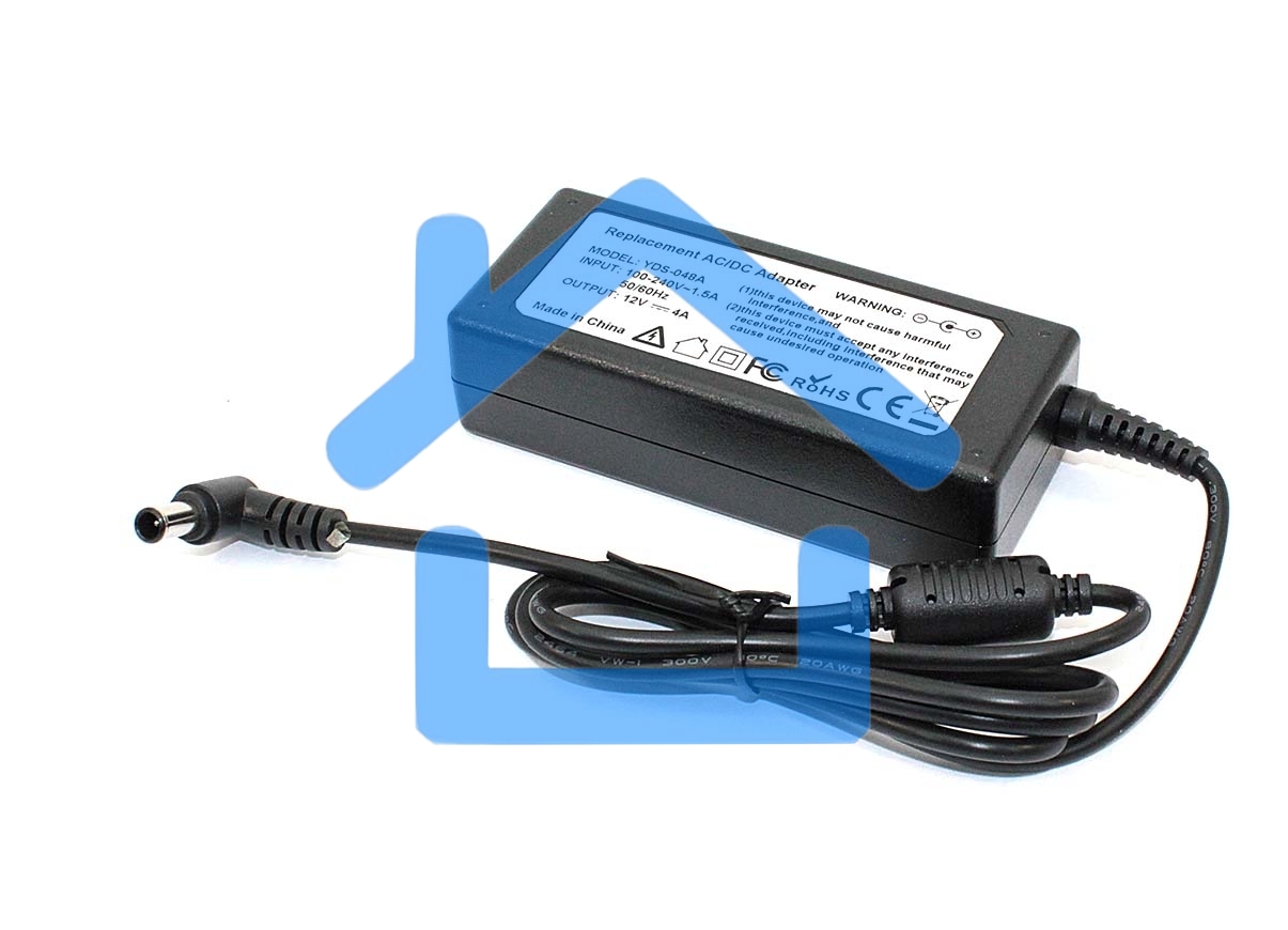 Блок питания для монитора и телевизора LCD 12V 4A 6.5x4.4 OEM