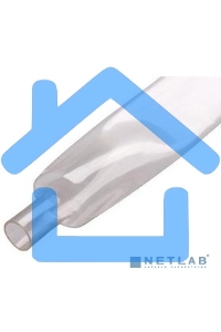 Термоусаживаемая трубка 25,0/12,5 мм, прозрачная, упаковка 10 шт. по 1 м 22-5009 Rexant