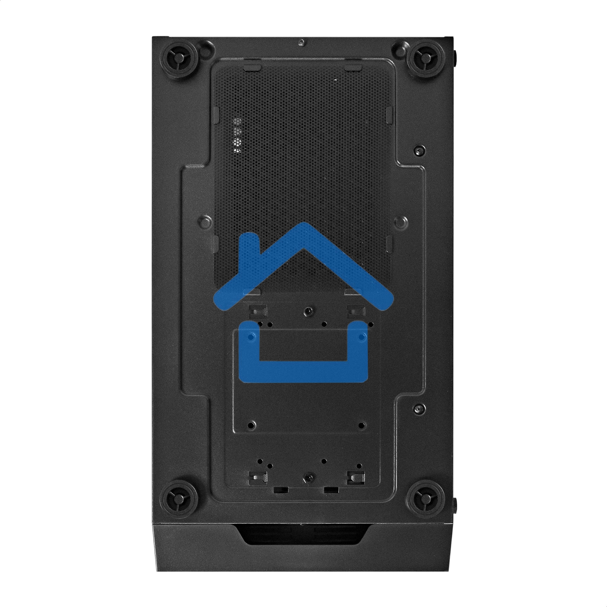 Компьютерный корпус Miditower ExeGate EVO-5001A (ATX, без БП, 2*USB+1*USB 3.0+HD Audio, черный, 3 вент.12см с RGb подсветкой, боковая панель - закаленное стекло)