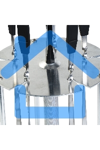 Электрошашлычница Galaxy Line GL 2610, серый, 1000 Вт, 5 шампуров из высококачественной нержавеющей стали, автоматическое вращение шампуров на 360°, долговечный керамический нагревательный элемент, защитный кожух из пищевого алюминия