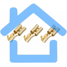 Клемма плоская гнездо 5,6 мм 1-1.5 мм² (РП-м 1.5-(4.8)) Rexant