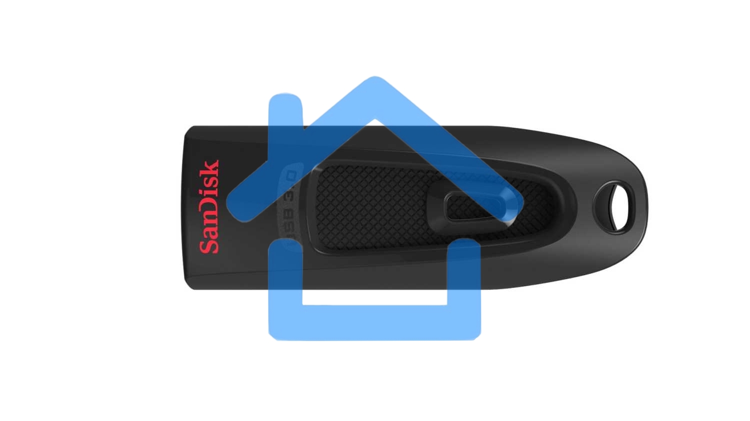 Флешка USB R/W Sandisk 256Gb Ultra SDCZ48-256G-U46 USB3.0 черный