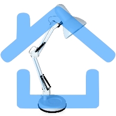 Светильник настольный Camelion KD-313 C01 белый 230V 60W, E27 13639