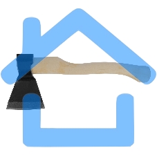 Топор Россия кованый в сборе, тип А, 680/980 гр, 400 мм 21689