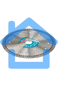 Диск алмазный ф180х22,2мм, тонкий, сплошной (Jaguar), мокрое резание Gross