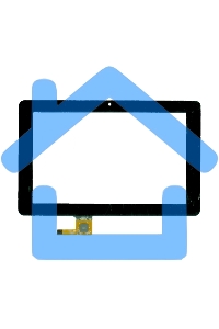 Сенсорное стекло (тачскрин) FPC-TP20911A-V2, черное