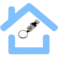 Шлейф кнопки HOME bluetooth для Apple iPhone 7 Plus, iPhone 7, iPhone 8, iPhone 8 Plus, золотистый