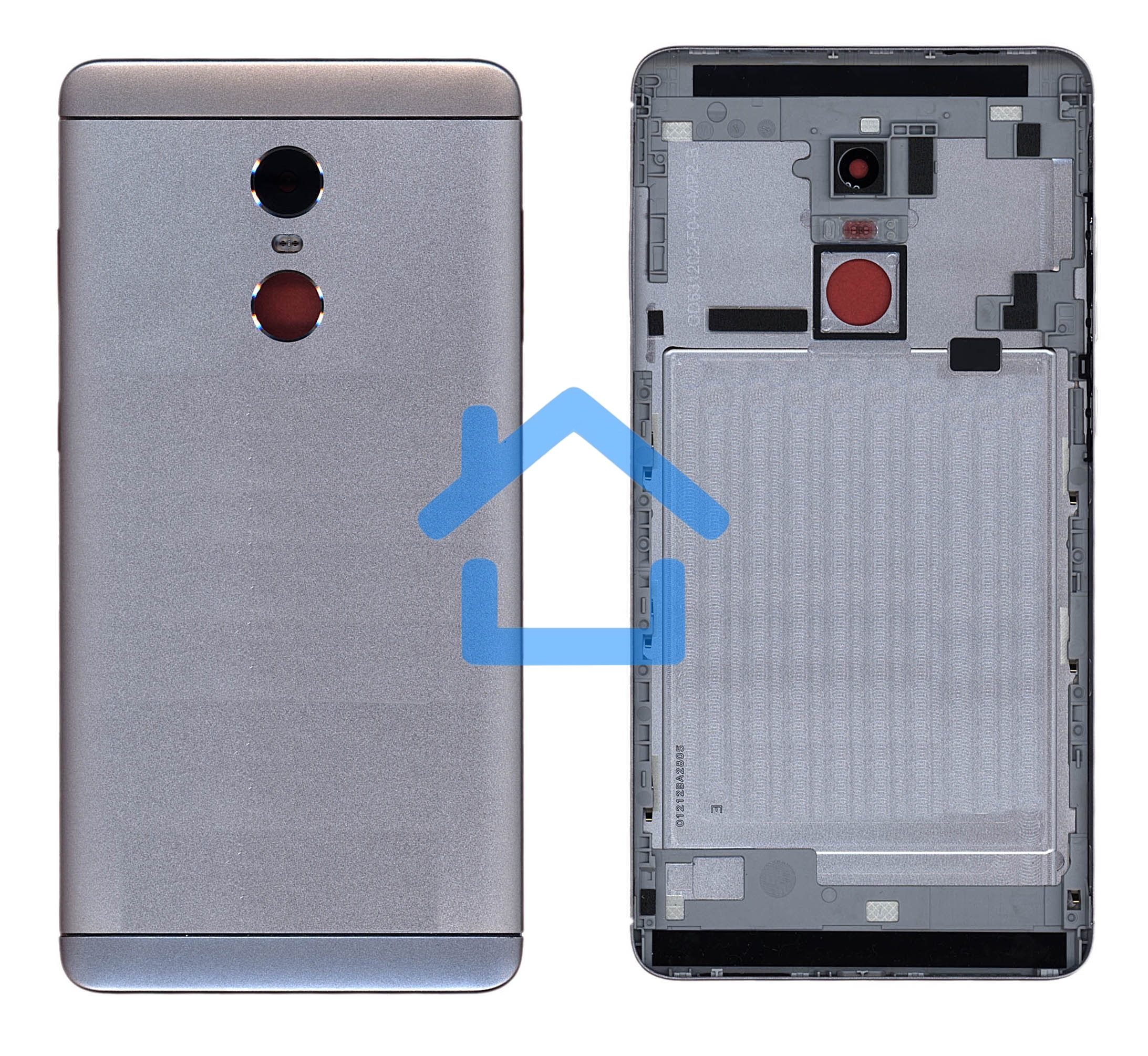 Задняя крышка для Xiaomi Redmi Note 4X серебро