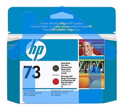 Картридж струйный HP 73 CD949A черный матовый/хроматический красный печатающая головка для HP DJ Z3200