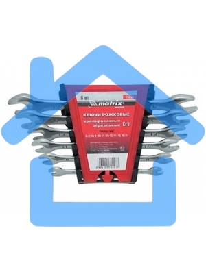 Набор рожковых ключей Matrix (6-22 мм) 8 шт.