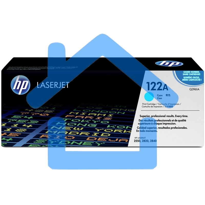 Картридж лазерный HP Color LaserJet Q3961A голубой для Color LaserJet 2550