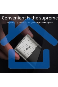 Внешний SSD Netac Z9, 250 GB, USB 3.2 Gen 2 Type-C, R/W 550/480, черный