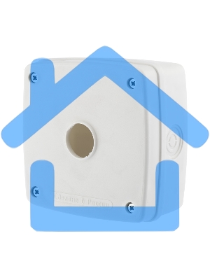 Коробка монтажная для камер видеонаблюдения 140х140х66 мм Rexant