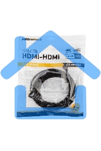 Кабель Proconnect HDMI - HDMI 2.0, 5м, Gold