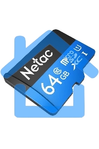 Флеш карта microSDHC 64Gb Netac P500 <NT02P500STN-064G-R> (с SD адаптером) 80Mb/s