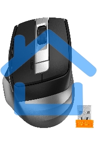 Мышь беспроводная A4Tech Fstyler FB35C серый/черный, 2000 dpi, радиоканал, Bluetooth, USB, кнопки - 6