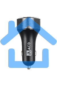 Автомобильное зарядное устройство ACD ACD-C233-X3B черный 23Вт, 3xUSB 1QC+2Smart, 3.6~12В, 3А RTL