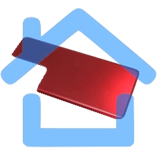 Задняя крышка для Samsung Galaxy S21 Ultra G998 красная