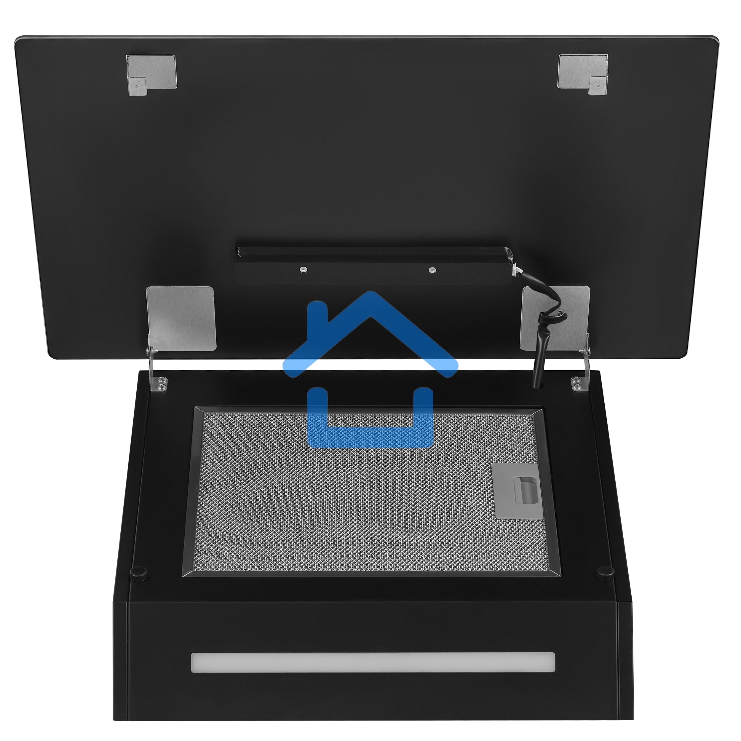 Вытяжка наклонная Maunfeld Falcon 60 Glass черная, 59.5 см, 1150 куб. м/ч, 54 дБ