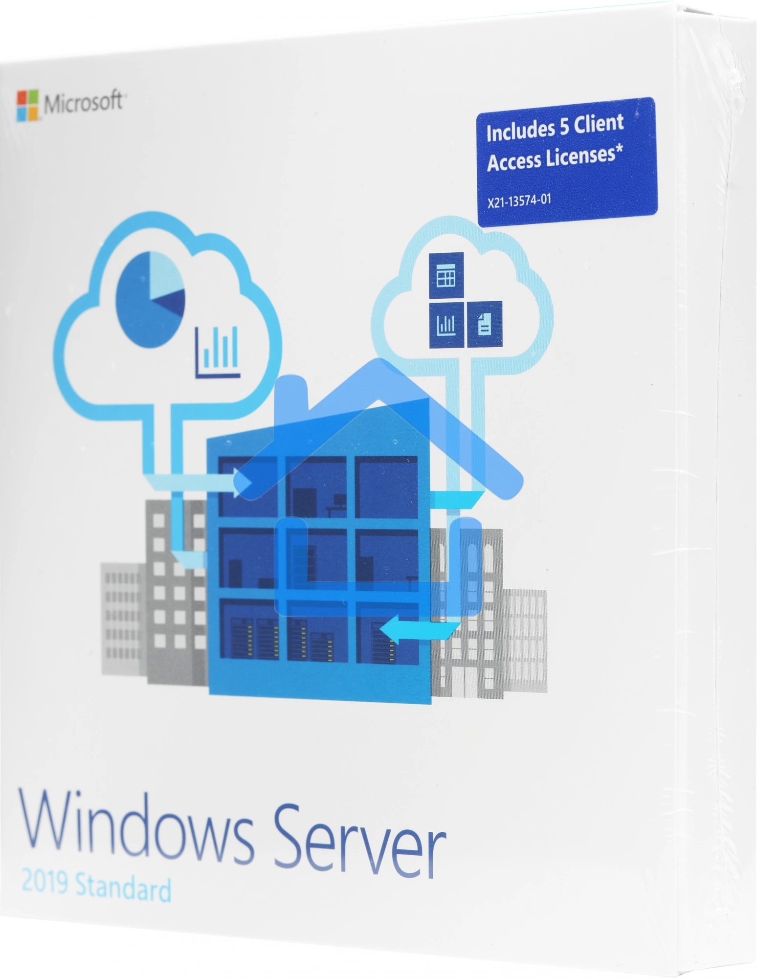 ПО Microsoft Windows Server 2019 Std 5 Clt 64 bit Eng BOX (P73-07680)