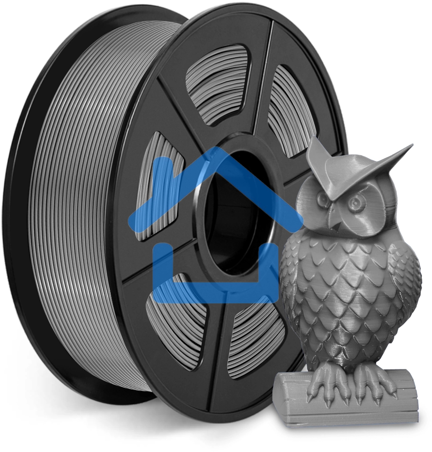 Пластик для принтера 3D Cactus CS-3D-ABS-1KG-GREY ABS d1.75мм 1кг 1цв.