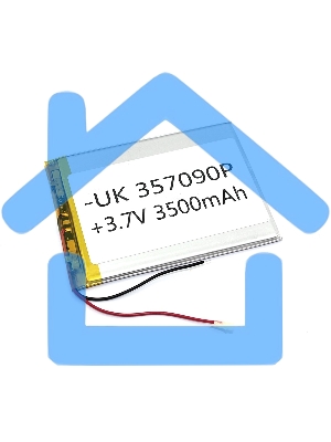 Аккумулятор Li-Pol (батарея) 3.5*70*90мм 2pin 3.7V/3500mAh