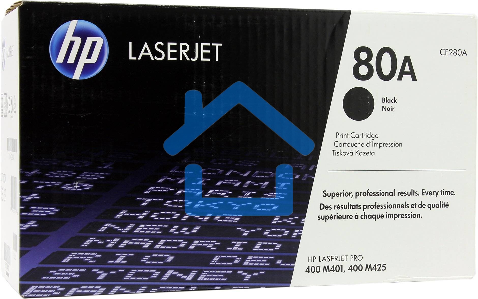 Картридж лазерный HP 80A (CF280A) черный для LaserJet Pro 400 M401/M425 2700 стр.