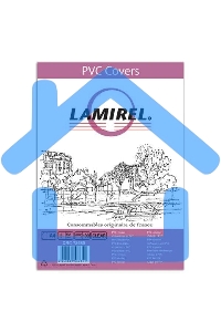 Обложки для переплета Lamirel LA-78680 A4 прозрачный (100шт)