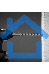 Бур по бетону Matrix, 10 x 160 мм, SDS PLUS c крестовой пластиной