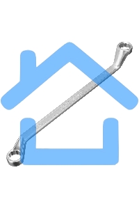 Ключ накидной коленчатый, 14 х 15 мм, хромированный Sparta