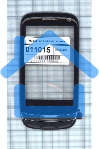 Сенсорное стекло (тачскрин) для Huawei Ideos X3, черное c рамкой