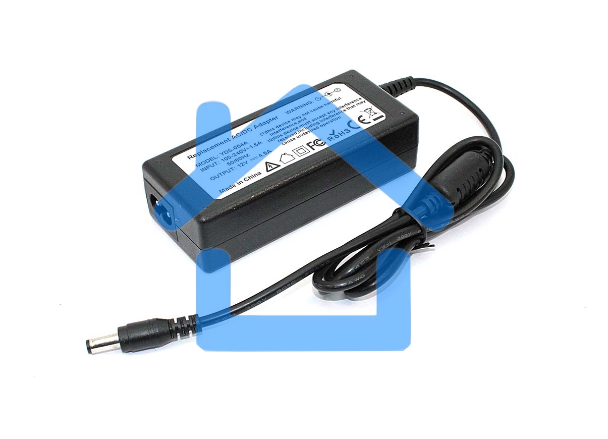Блок питания для монитора и телевизора LCD 12V 4.5A 5.5 x 2.5 mm OEM