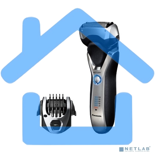 Электробритва сетчатая Panasonic ES-RT77-S520 реж.эл.:3 питан.:аккум. серебристый/черный
