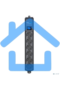 Сетевой фильтр Surge protector Pilot S Max (5 euros + 1GP), 15A/3.5kVA, automatic, 3 m, graphite