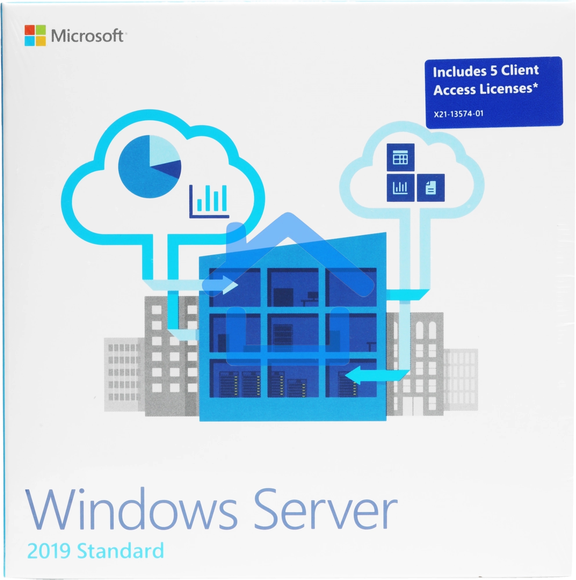 ПО Microsoft Windows Server 2019 Std 5 Clt 64 bit Eng BOX (P73-07680)