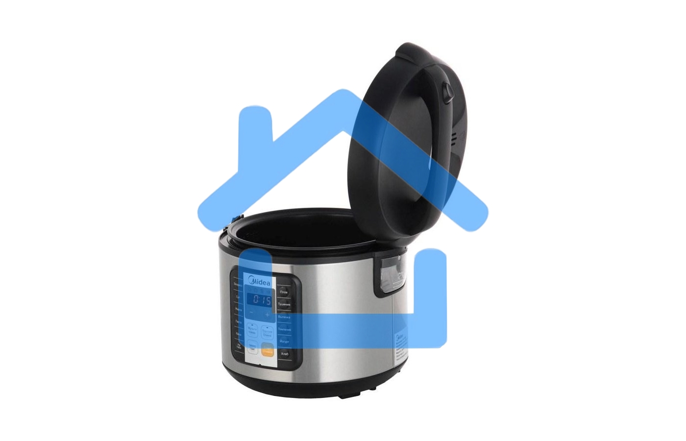 Мультиварка Midea MPC-6032 Мощность 850 Вт, Емкость чаши 5 литров, 11 автоматических программ, Режим МУЛЬТИПОВАР, автоподогрев, Сенсорное управление, Таймер на 24 часа, Съемная чаша, Книга на 80 рецептов в подарок, Набор принадлежностей в комплект