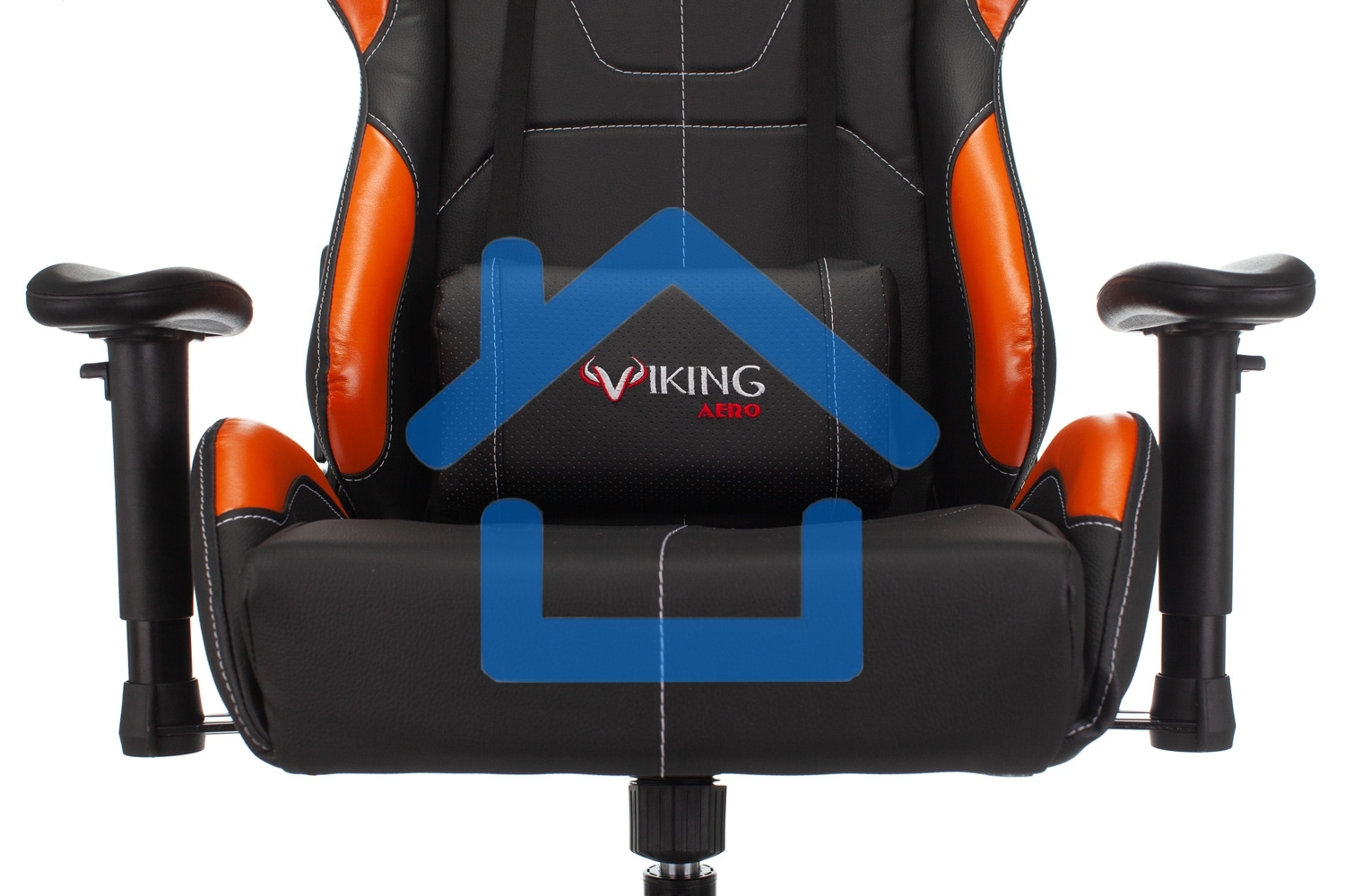 Кресло игровое Zombie VIKING 5 AERO черный/оранжевый искусственная кожа с подголов. крестовина пластик