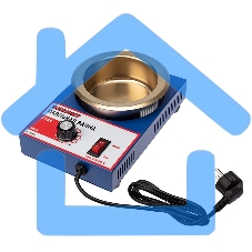 Паяльная ванна Rexant, модель R100, 300 Вт, ø 100 мм, 200-480 °C