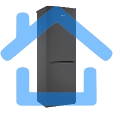 Холодильник Pozis RK-139 графит двухкамерный 188/97 л морозилка снизу