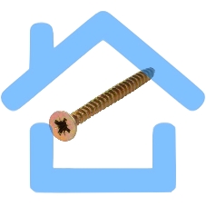 Саморез универсальный KRANZ 5х60, желтый цинк, короб (100 шт./уп.)