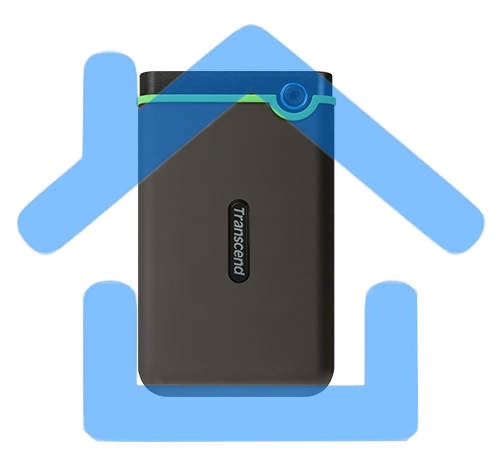 Внешний жесткийдиск 1Tb Transcend StoreJet 25M3S, 2.5