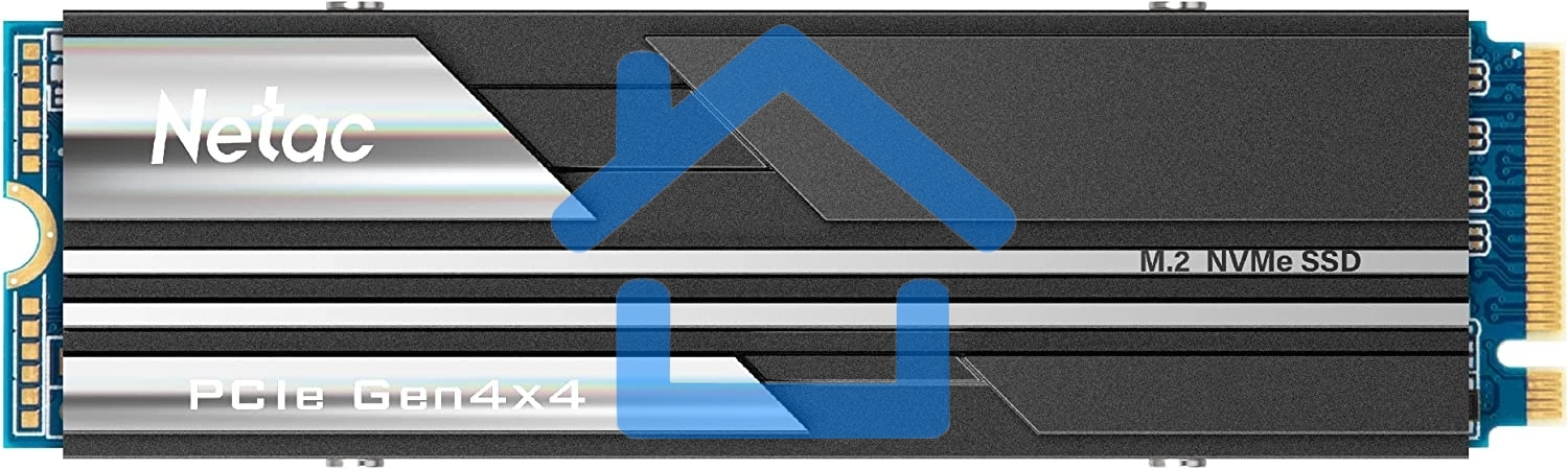 Накопитель SSD Netac NV5000, 500Gb, M.2 2280, PCIe 4.0 x4, NVMe, R/W 5000/2500, с радиатором