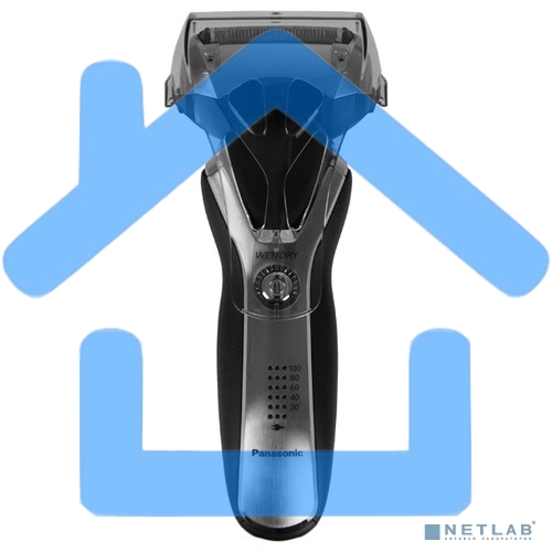 Электробритва сетчатая Panasonic ES-RT77-S520 реж.эл.:3 питан.:аккум. серебристый/черный