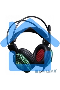 Наушники с микрофоном Oklick HS-L500G черный 2.2м мониторы оголовье