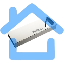 Флешка USB Netac U326 4 Gb USB 2.0 серебристый NT03U326N-004G-20PN