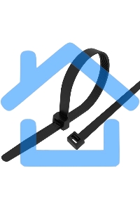 Хомут-стяжка кабельная нейлоновая Rexant 300 x4,8 мм, черная, упаковка 100 шт.