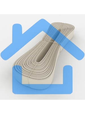 Трубка кембрик ТВ-40 ПВХ Rexant, d=20 мм