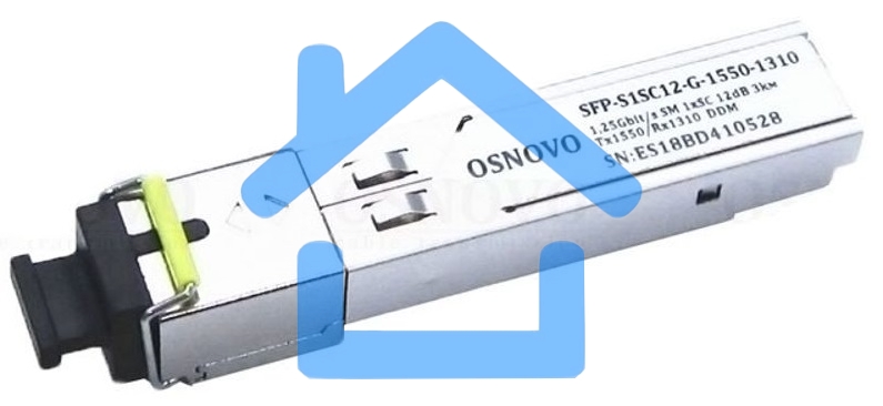 Модуль Osnovo SFP-S1SC12-G-1550-1310