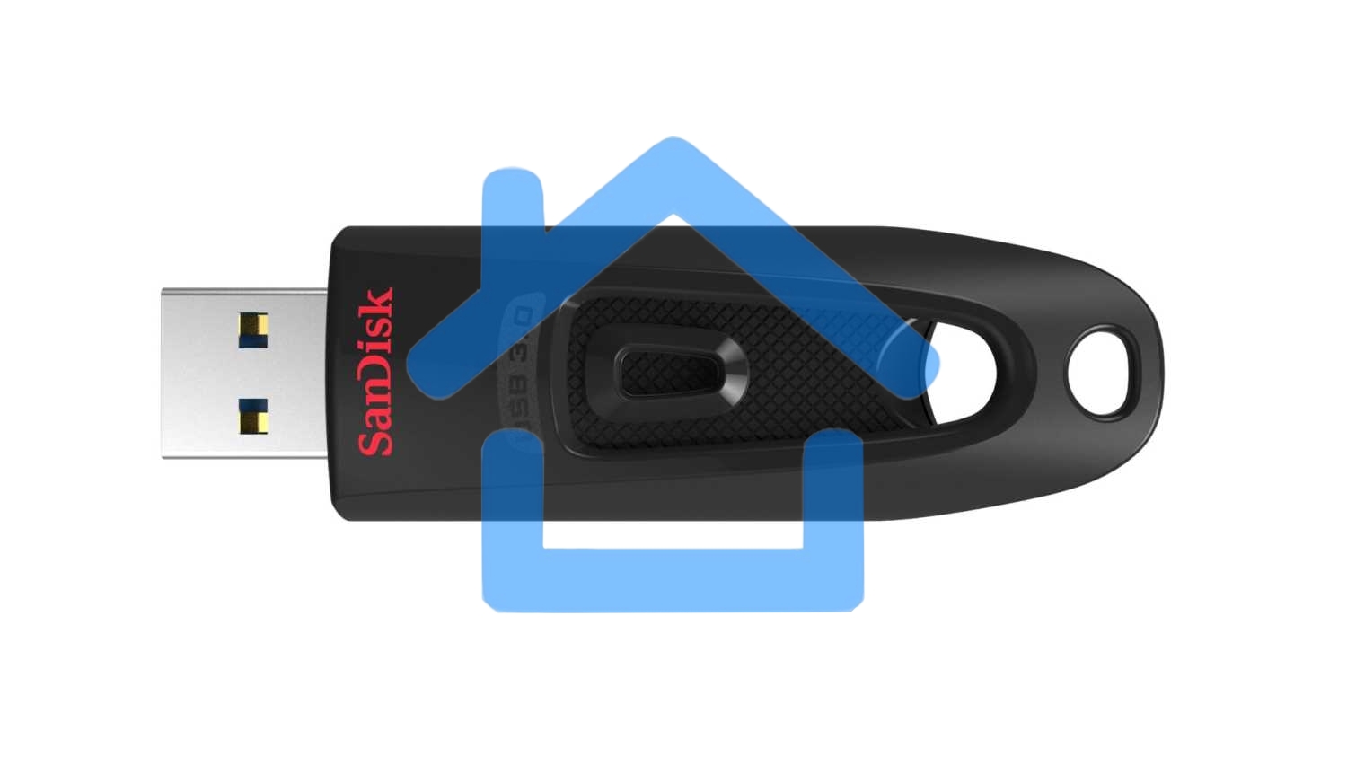 Флешка USB R/W Sandisk 256Gb Ultra SDCZ48-256G-U46 USB3.0 черный
