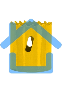 Коронка Bimetal KRANZ 79 мм